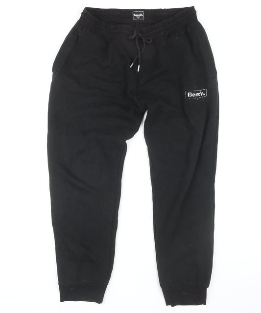 Bench Men's Black Jogger Trousers L