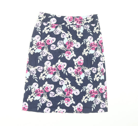 Tulchan Women's Multicoloured Floral Skirt Size 10