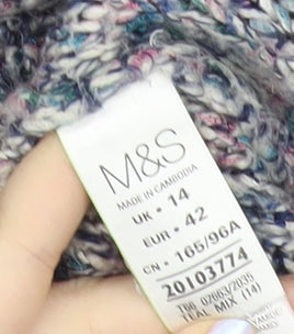 Marks and Spencer Women's Multicoloured Jumper Size 14