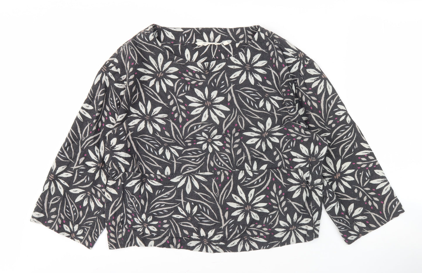 Seasalt Cornwall Women’s Floral 3/4 Sleeve Top, Size 8