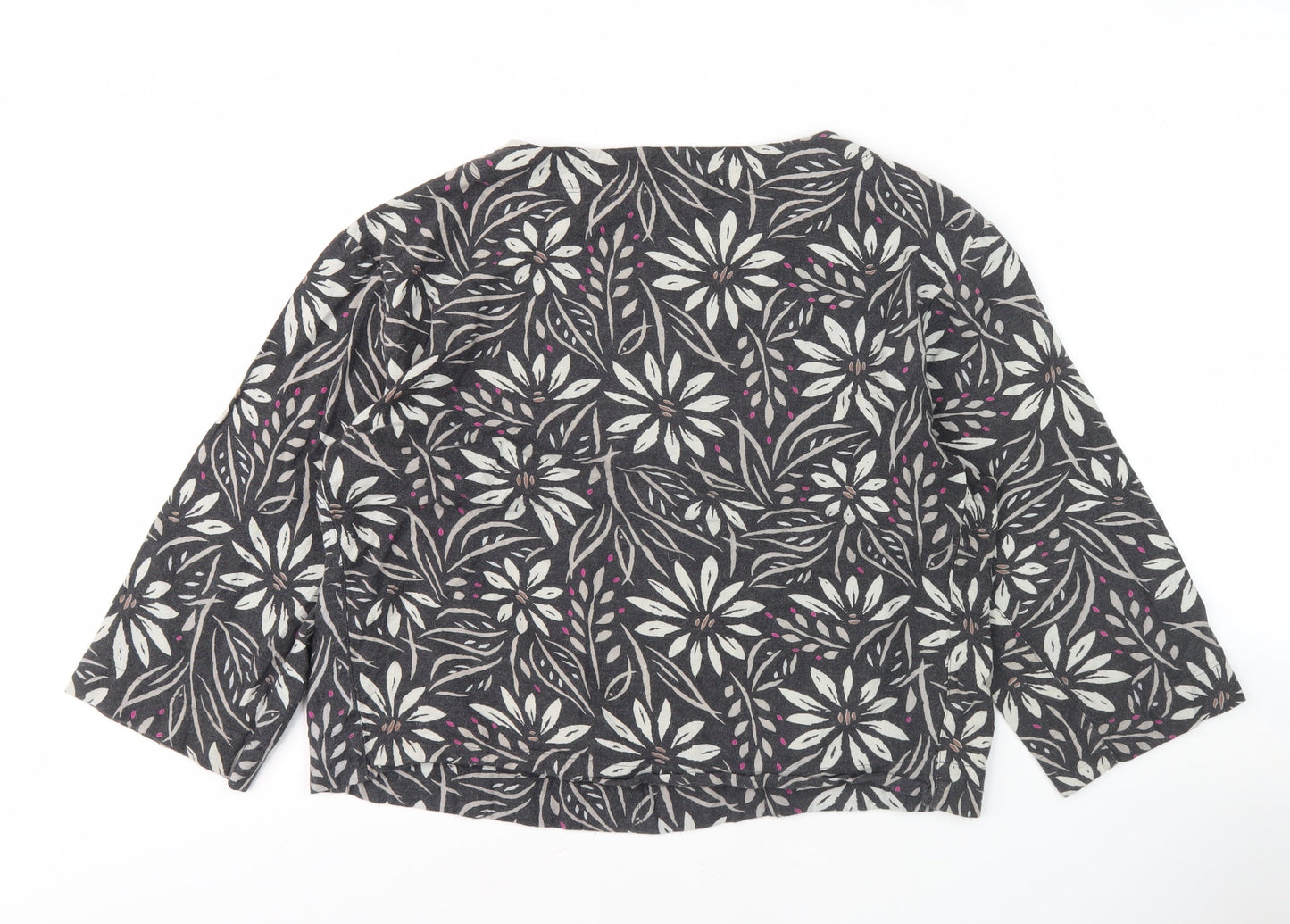 Seasalt Cornwall Women’s Floral 3/4 Sleeve Top, Size 8