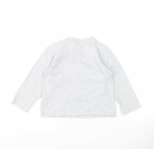 Timberland Boys Grey Long Sleeve T-Shirt 3-4 Years