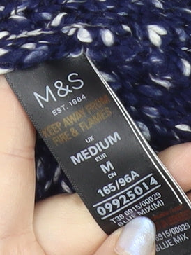 Marks and Spencer Women’s Blue Knit Jumper M