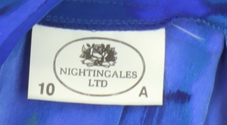 Nightingales Women's Multicoloured Midi Pleated Skirt