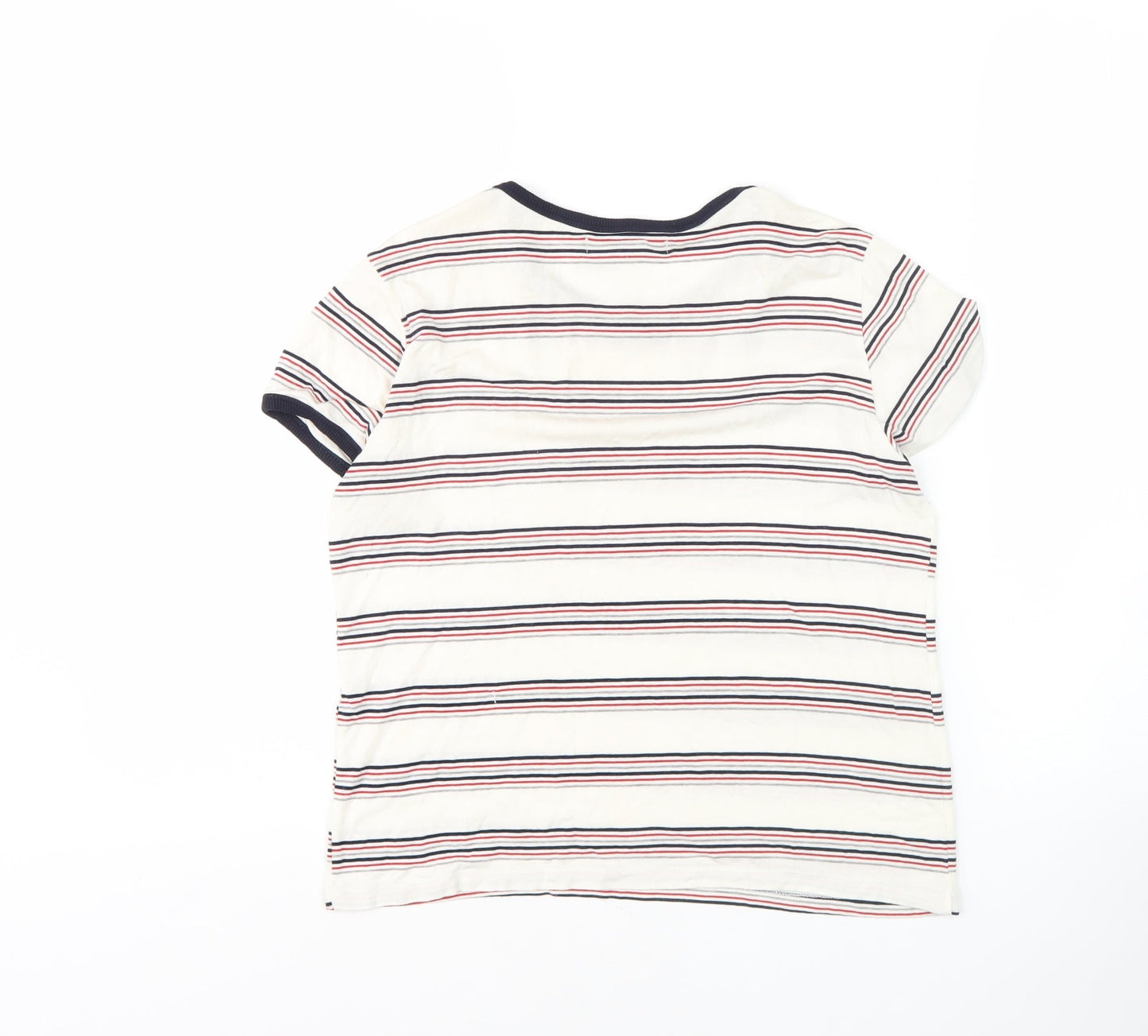 Pull&Bear Women's Striped T-Shirt, Multicoloured, Size S