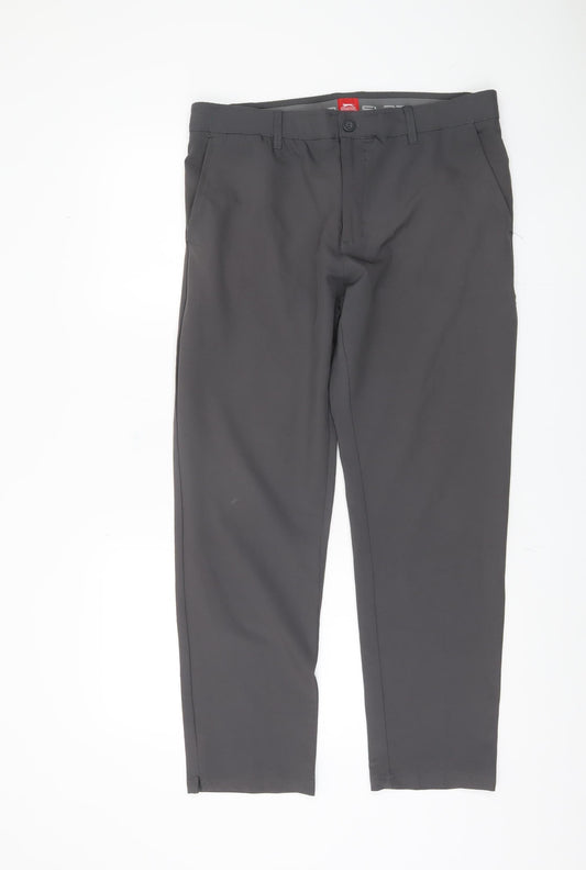 Slazenger Men's Black XL Straight Trousers