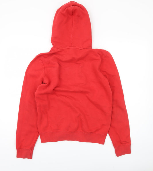 Champion Women's Red Hoodie XS, Logo Print