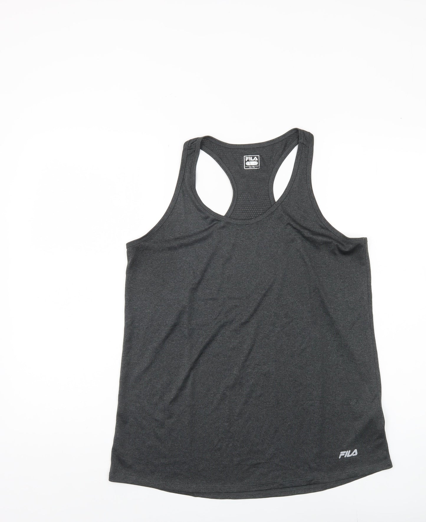 Fila Women's Black Tank Top - Large, Lightweight Polyester