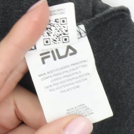 Fila Women's Black Tank Top - Large, Lightweight Polyester