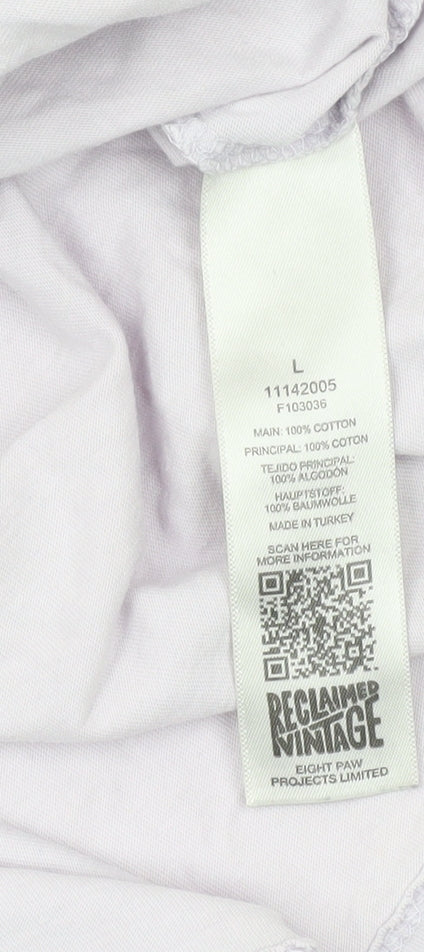 Reclaimed Vintage Men's White L T-Shirt