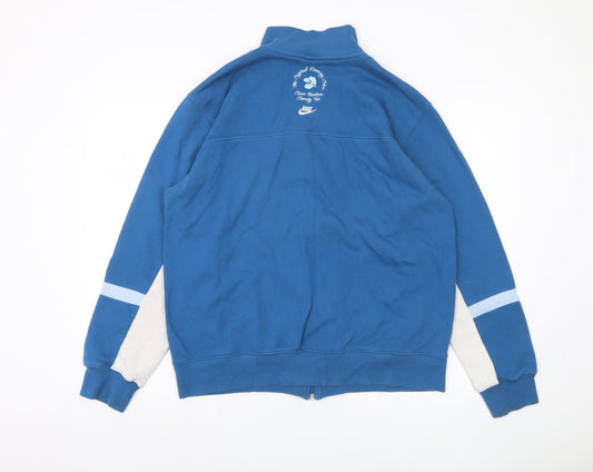 Nike Men's Blue Basic Jacket L Full Zip