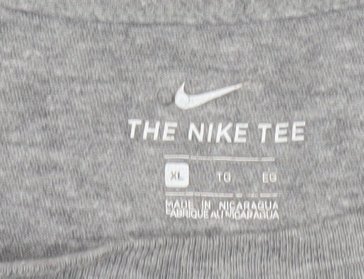 Nike Unisex Grey Crew Neck T-Shirt XL