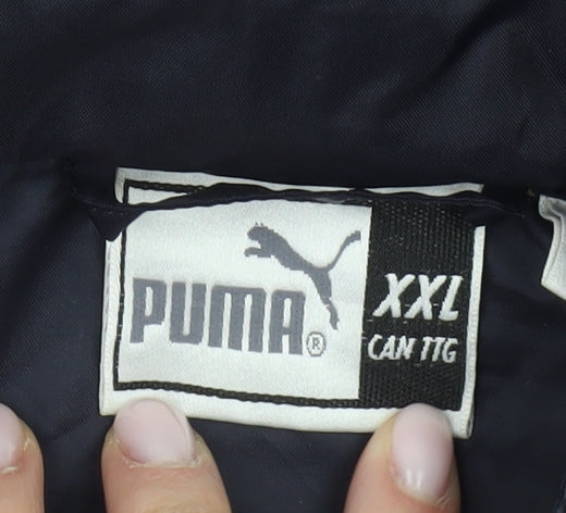 Puma Men's Black 2XL Windbreaker Jacket