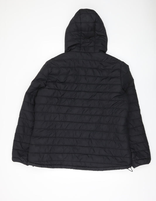 Peter Storm Women's Black Puffer Jacket, S, Hooded