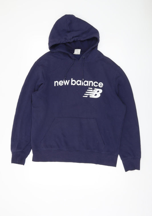 New Balance Men's Blue Pullover Hoodie M