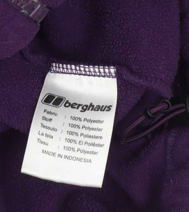 Berghaus Women's Purple Fleece Jacket Size 10