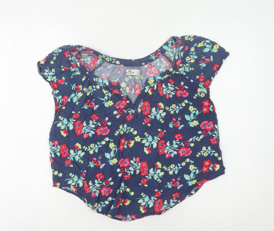 Hollister Women's Multicoloured Floral Blouse S