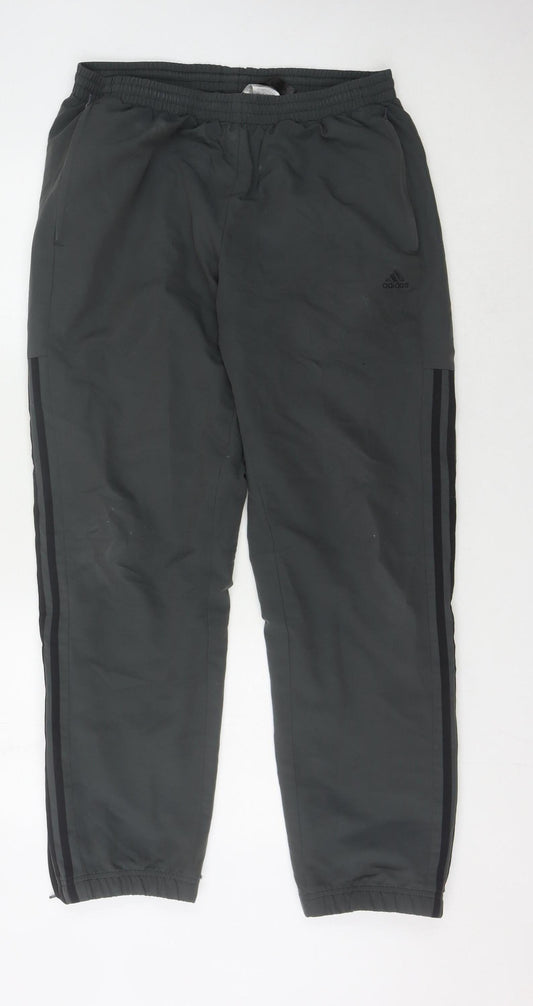 Adidas Men's Black Jogger Trousers - L