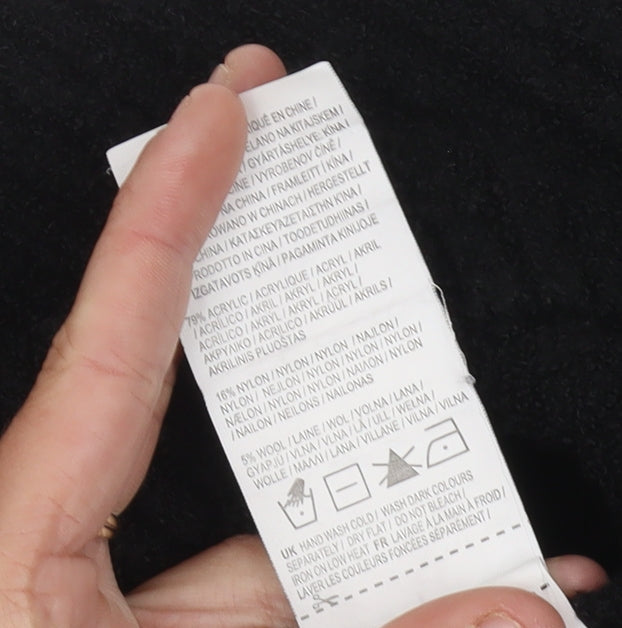 Firetrap Women's Black Roll Neck Jumper Size 10