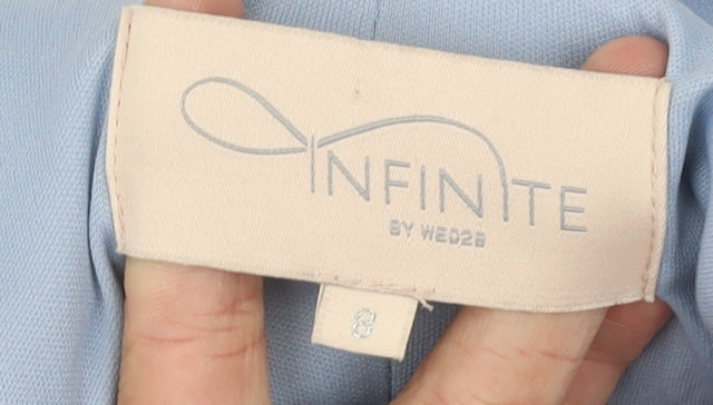 Infinite by WED2B Women's Blue Maxi Dress - Size 8