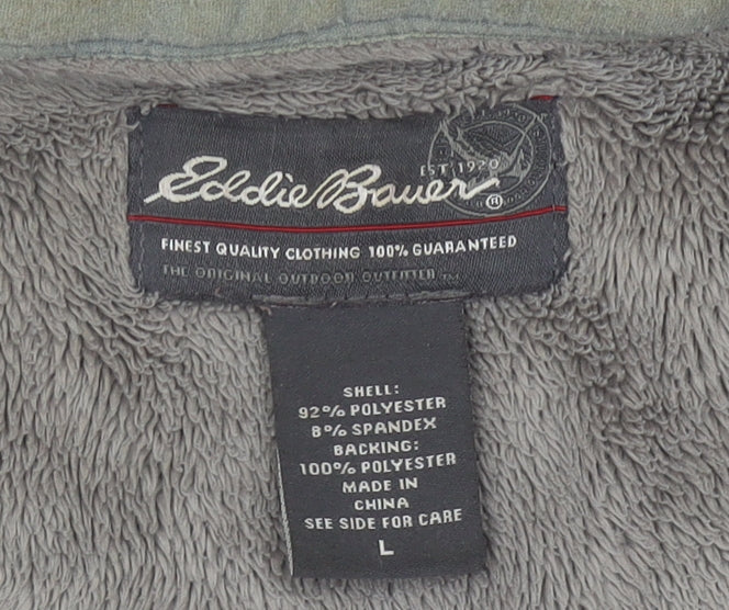 Eddie Bauer Women's Black Anorak Jacket L - Outdoor