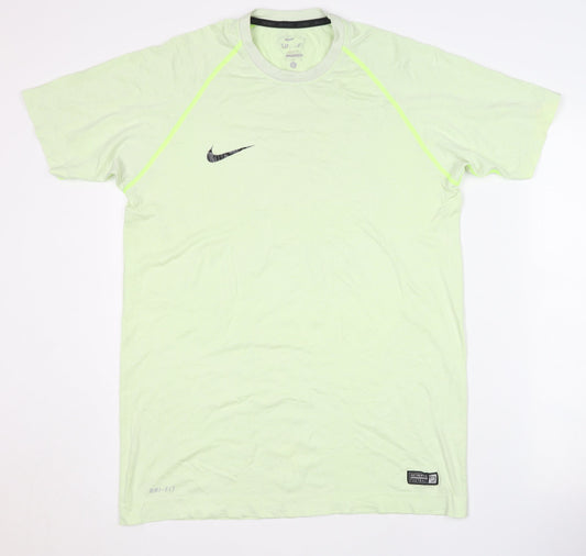 Nike Men’s Green T-Shirt Athletic L Pullover