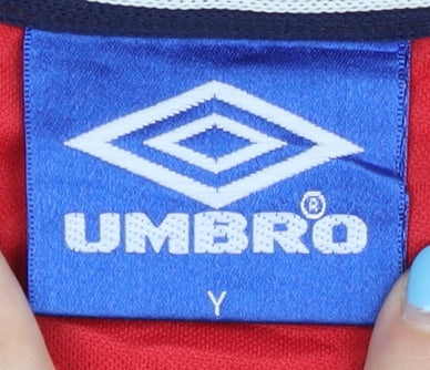 Additional view of Umbro Red boys’ football jersey, size 164