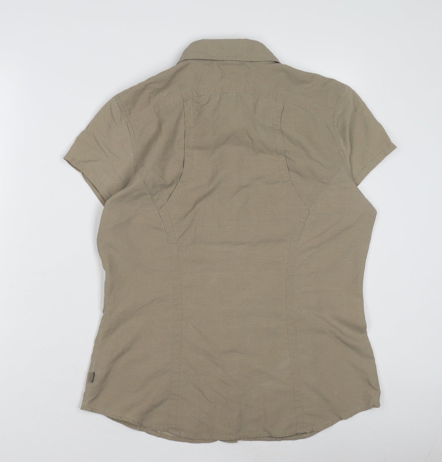 The North Face Women's Beige Button-Up Shirt M