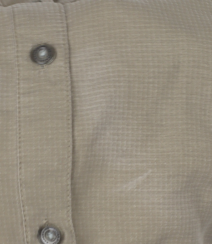 The North Face Women's Beige Button-Up Shirt M