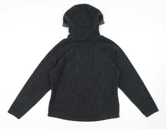 Marks and Spencer Women's Grey Pullover Hoodie Size 12