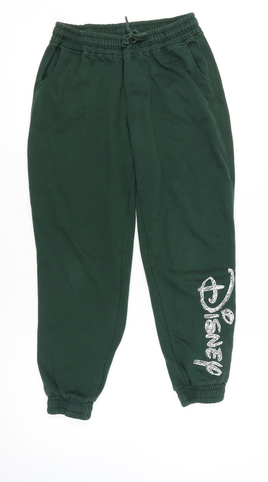 Disney Women's Green Jogger Trousers, S, Casual Comfort