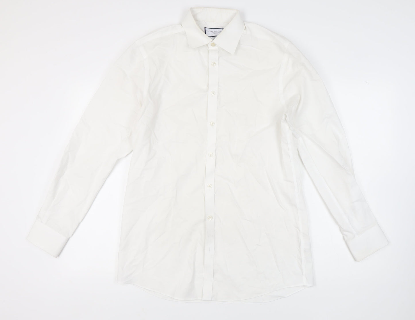 Charles Tyrwhitt Men's White Dress Shirt Extra-Slim Fit