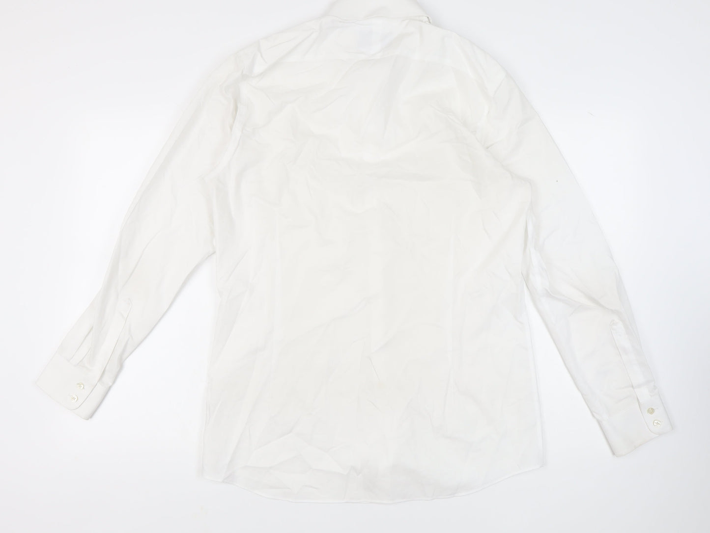 Charles Tyrwhitt Men's White Dress Shirt Extra-Slim Fit
