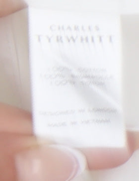 Charles Tyrwhitt Men's White Dress Shirt Extra-Slim Fit