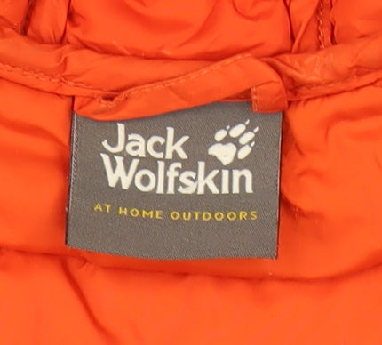 Jack Wolfskin Boys Blue Hooded Puffer Jacket Size 24