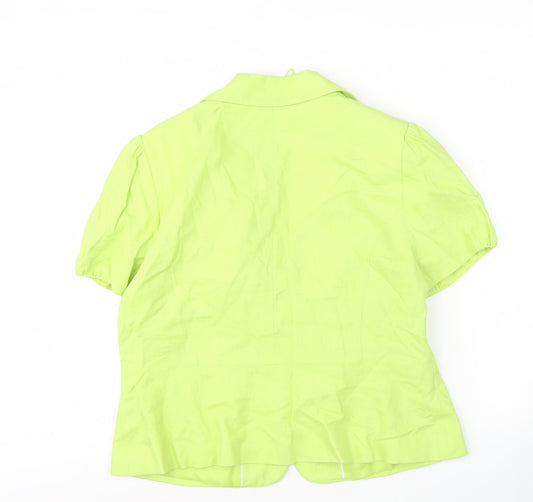 Marks and Spencer Green Women's Blazer, Size 16