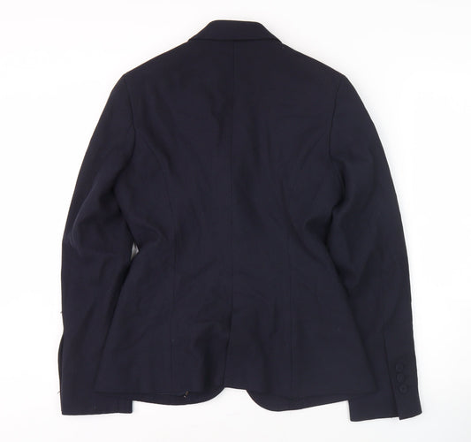 Adolfo Dominguez Women's Blue Blazer Size 10