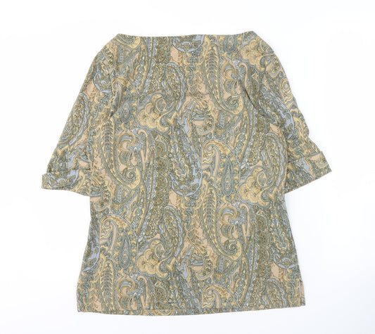 Ralph Lauren Women's Paisley T-Shirt, Multicoloured, L