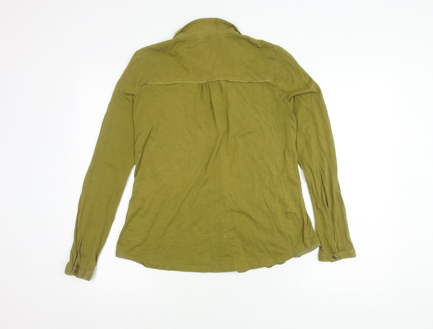 Sea Salt Women's Green Button-Up Shirt UK 12