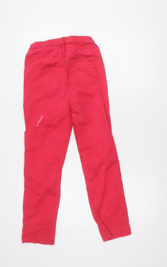 White Stuff Women's Red Jegging Capri Jeans Size 8