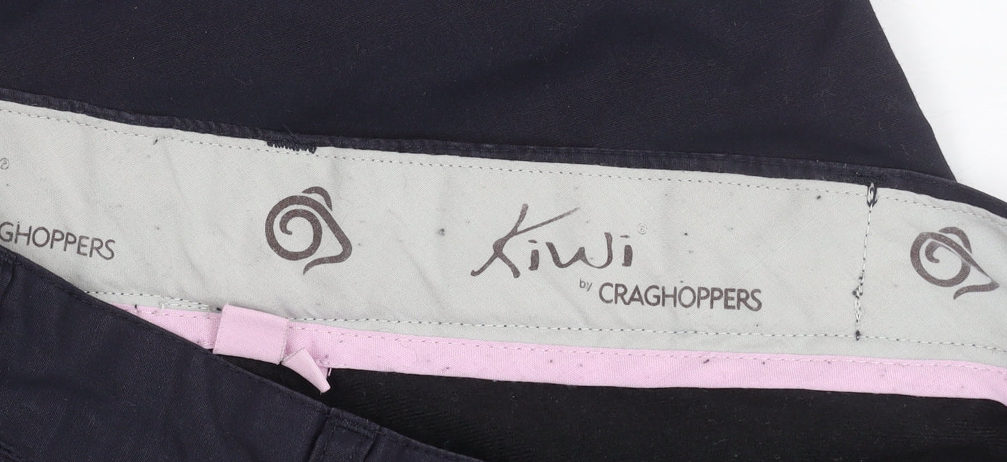 Craghoppers Women's Cargo Trousers, Black, Size 10