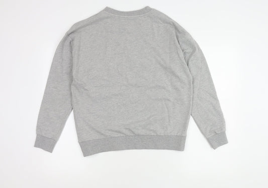 Disney Women’s Grey Mickey Mouse Pullover Sweatshirt Size 12