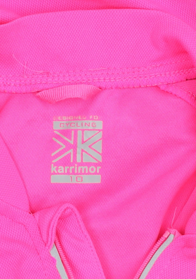 Additional view of Karrimor girls’ pink cycling jersey t-shirt, size 14
