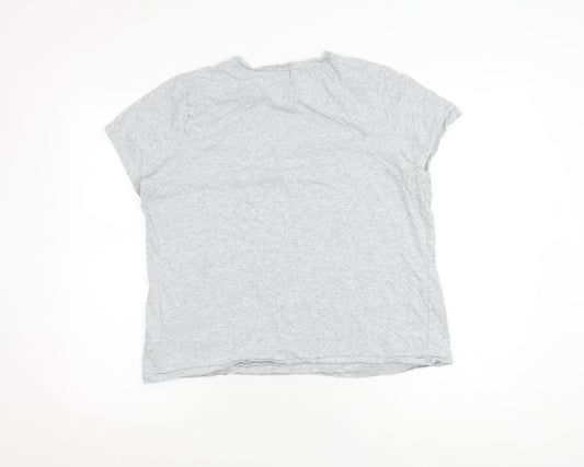 Mens UK Size XL PUMA Grey Cotton Blend T-Shirt