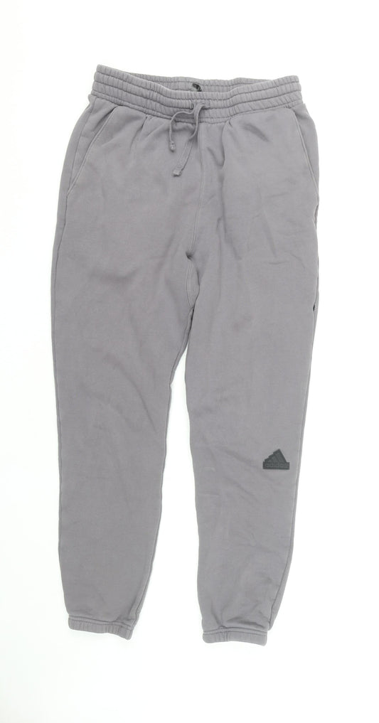 Adidas Unisex Grey Jogger Trousers, Size M - Casual Style