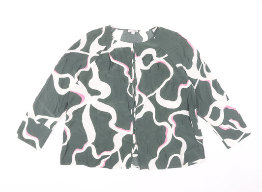 Jaeger Women's Multicoloured Blouse Size 18