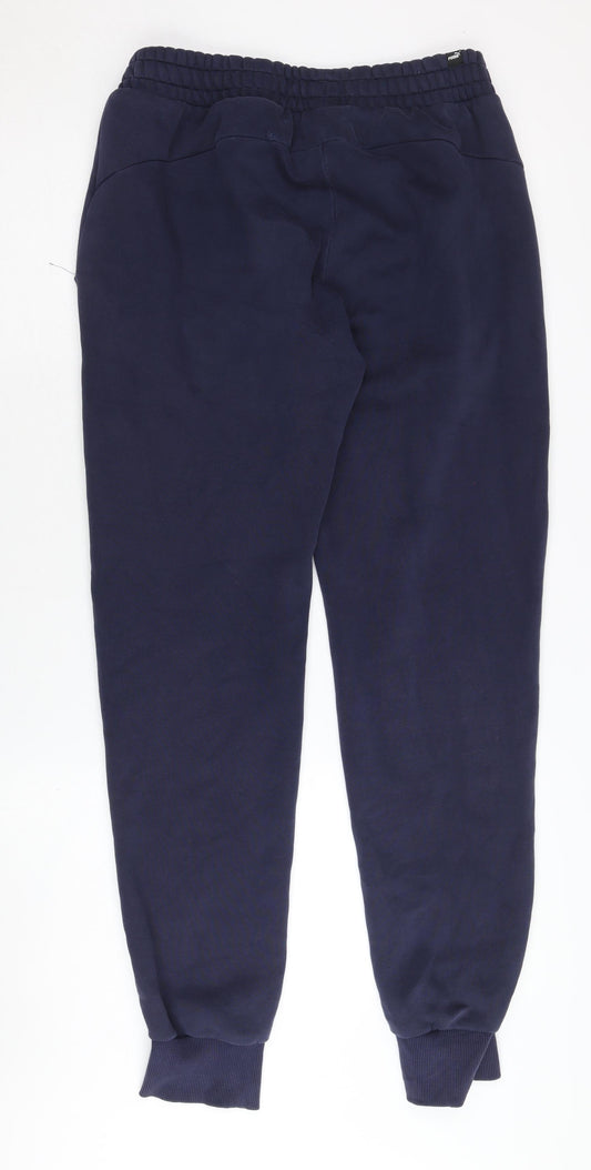 Puma Men's Blue Jogger Trousers M - Elastic Waist