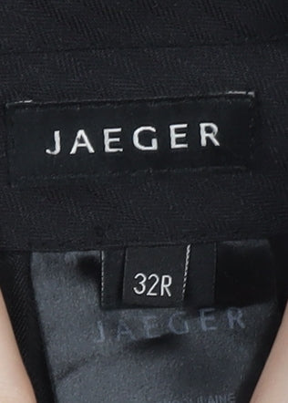 Jaeger Men's Black Wool Trousers 32R