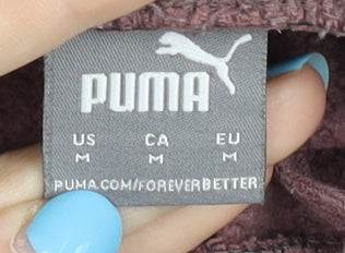 Puma Men's Brown Joggers M - Cotton Comfort