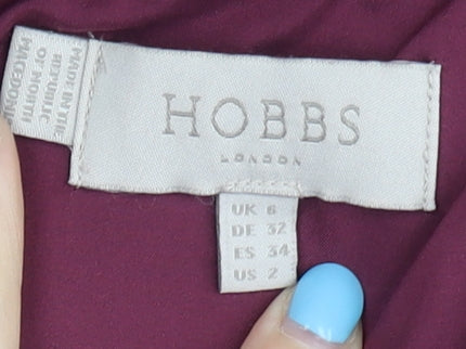 Hobbs Women's Red Sheath Dress, Size 6, Formal Occasion